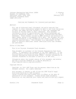 IETF RFC 6530