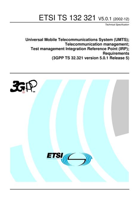 ETSI TS 132 321