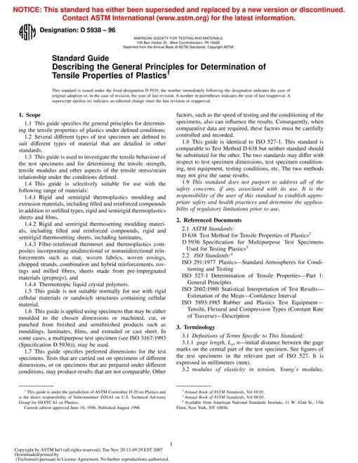 ASTM D5938-96