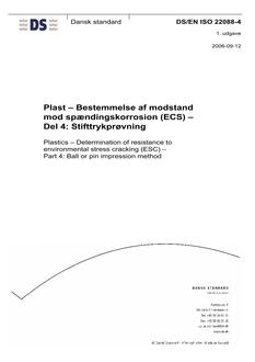DANSK DS/EN ISO 22088-4