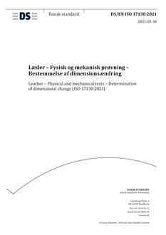 DANSK DS/EN ISO 17130