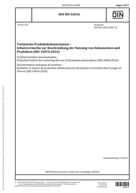 DIN ISO 16016