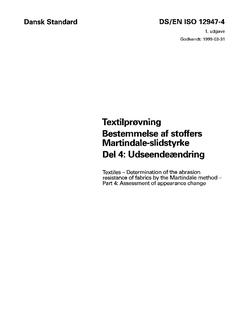 DANSK DS/EN ISO 12947-4