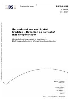 DANSK DS/ISO 8232