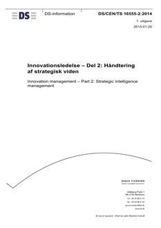 DANSK DS/CEN/TS 16555-2