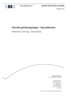 DANSK DS/EN 1307+A3