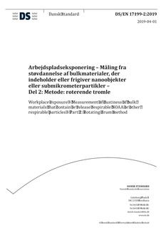 DANSK DS/EN 17199-2