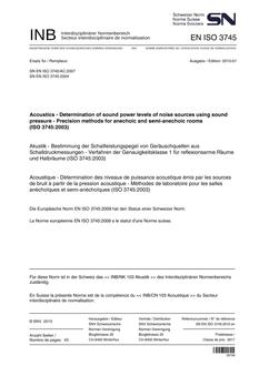 SNV SN EN ISO 3745