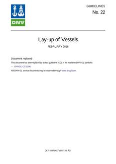 DNV DNV GUIDELINES 22