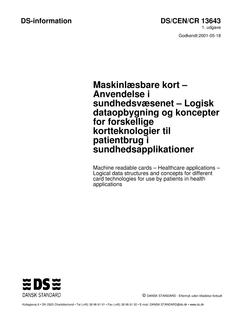 DANSK DS/CEN/CR 13643