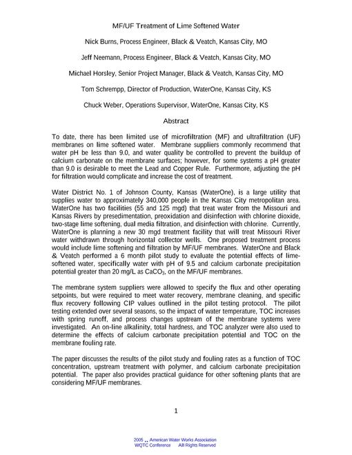 AWWA WQTC62586