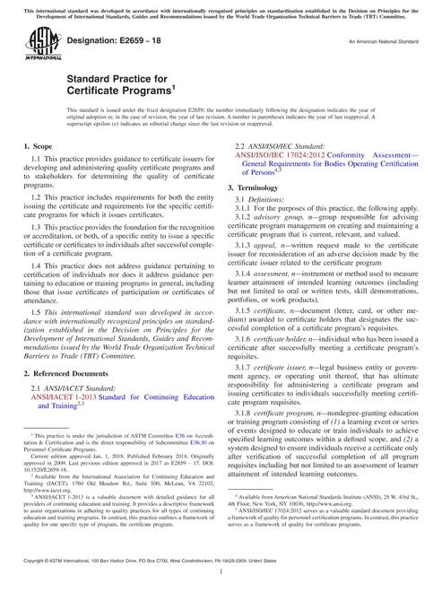 ASTM E2659-18
