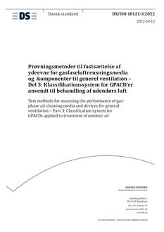 DANSK DS/ISO 10121-3