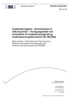 DANSK DS/ISO 22104