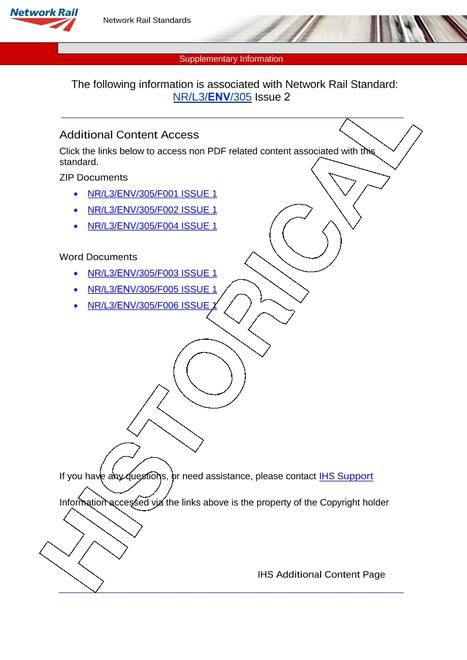 NR NR/L3/ENV/305 ISSUE 2