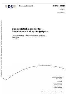 DANSK DS/EN 14151