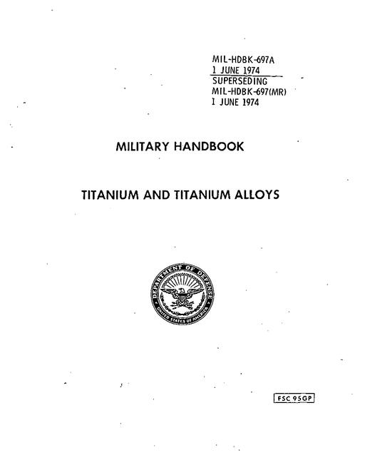 MIL MIL-HDBK-697A