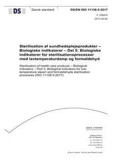 DANSK DS/EN ISO 11138-5