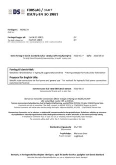 DANSK DSF/FPREN ISO 19879