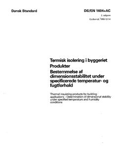 DANSK DS/EN 1604+AC