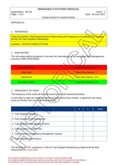 NR NR/L3/OCS/044/MS-18A ISSUE 3