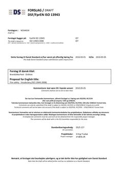 DANSK DSF/FPREN ISO 13943