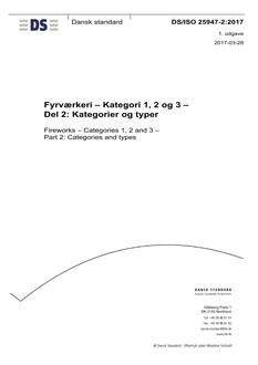 DANSK DS/ISO 25947-2