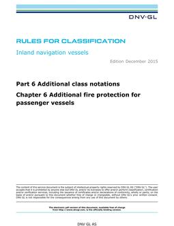 DNV DNVGL-RU-INV PART 6 CHAPTER 6