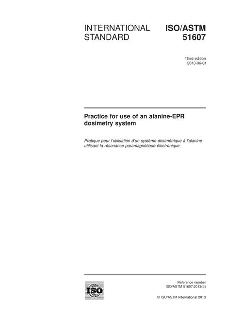 ISO/ASTM 51607:2013