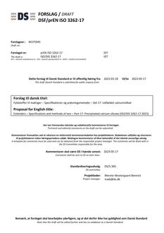 DANSK DSF/PREN ISO 3262-17