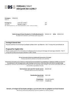 DANSK DSF/PREN ISO 11296-7