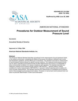 ASA S12.18-1994 (R2023)
