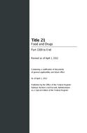 CFR 21CFR 1300-END