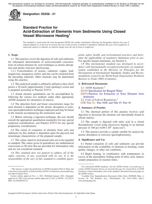 ASTM D5258-21