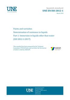 AENOR UNE-EN ISO 2812-1