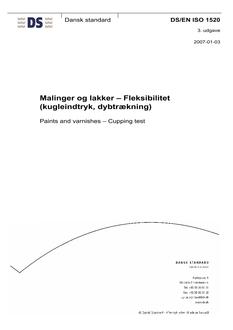 DANSK DS/EN ISO 1520