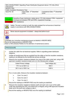 NR NR/L3/SIGELP/50001/SPS T002 ISSUE 2