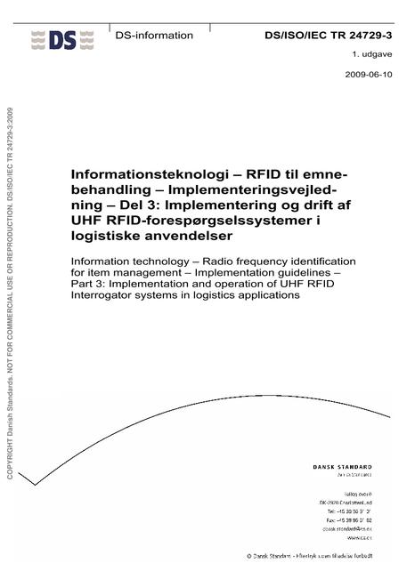 DANSK DS/ISO/IEC TR 24729-3