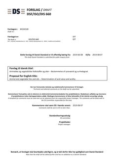 DANSK DSF/ISO/DIS 660