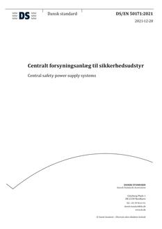 DANSK DS/EN 50171