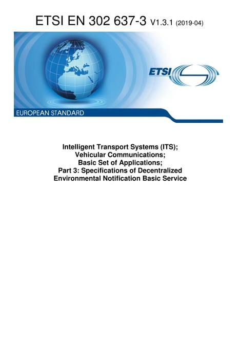 ETSI EN 302 637-3