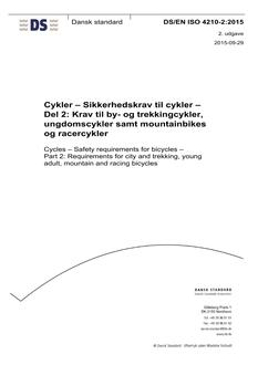 DANSK DS/EN ISO 4210-2