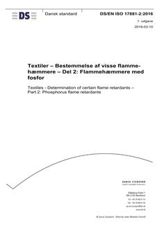 DANSK DS/EN ISO 17881-2
