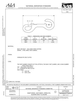 AIA NASM43770/14