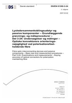 DANSK DS/EN 61300-3-24