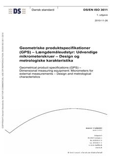 DANSK DS/EN ISO 3611