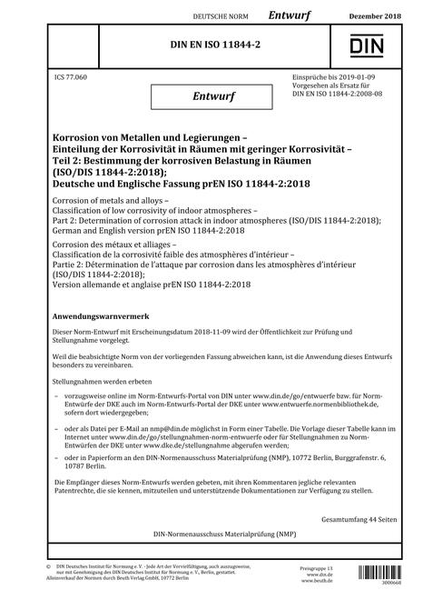 DIN EN ISO 11844-2 - DRAFT