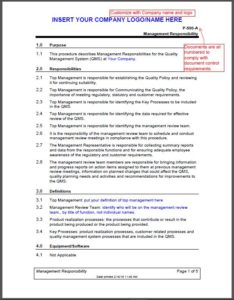 ISO 13485:2016 P-630 Infrastructure