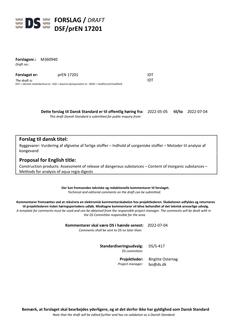 DANSK DSF/PREN 17201