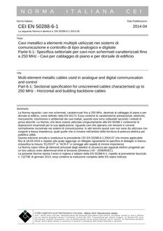 CEI EN 50288-6-1